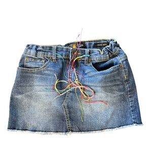 Girls Lucky Brand Denim Skirt, Size 10, Blue